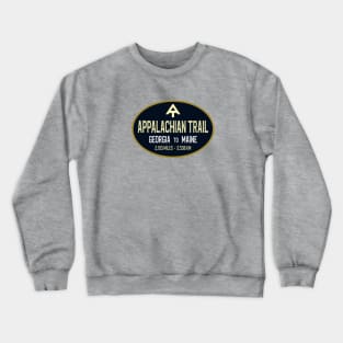 Appalachian Trail - Georgia to Maine - Dark Blue Oval Crewneck Sweatshirt